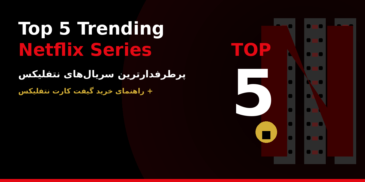 ۵ سریال برتر و ترند نتفلیکس در سال ۲۰۲۶