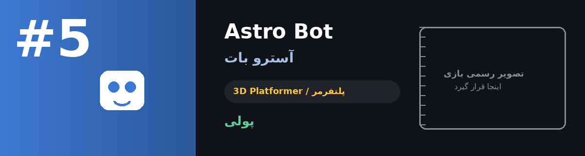 Astro Bot — برنده بهترین بازی سال و پلتفرمر انحصاری PS5