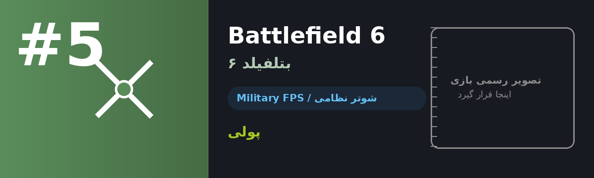 Battlefield 6 — جدیدترین نسخه از مجموعه شوترهای نظامی DICE / EA